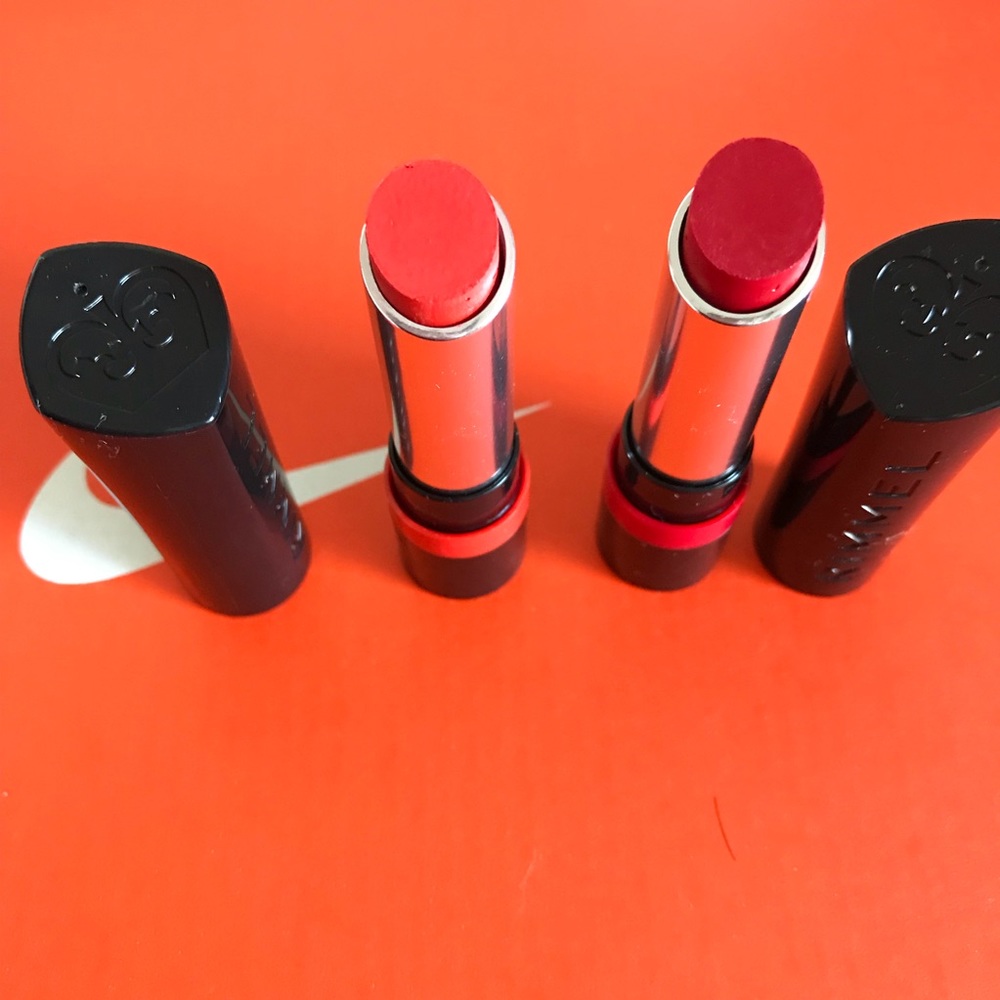 Rimmel London red lippies